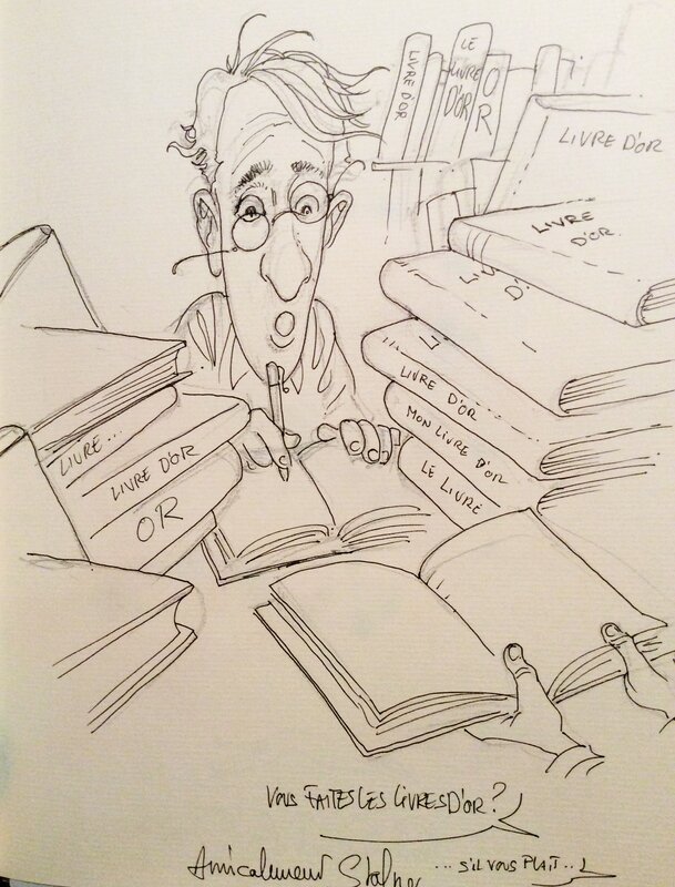 Autoportrait by Éric Stalner - Sketch