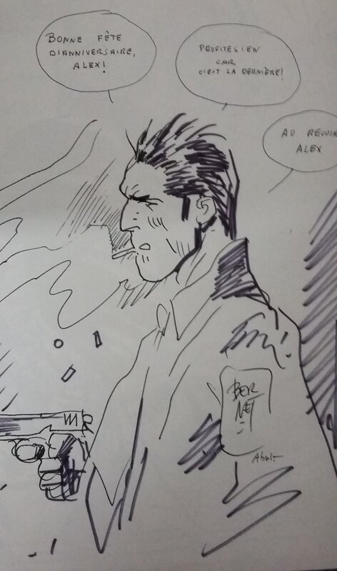 Torpedo by Jordi Bernet - Sketch