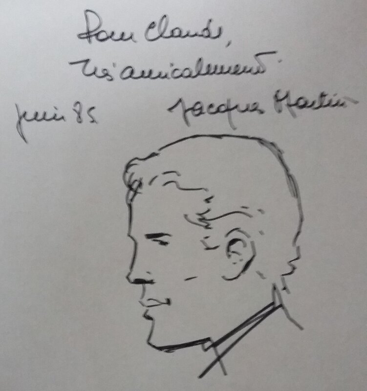Lefranc profil by Jacques Martin - Sketch