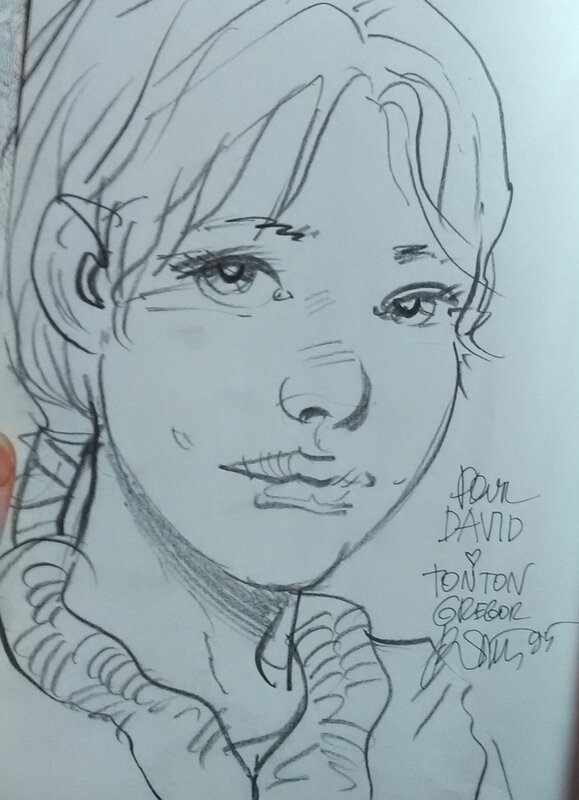 Grzegorz Rosinski, Jolan Fils de Thorgal - Sketch