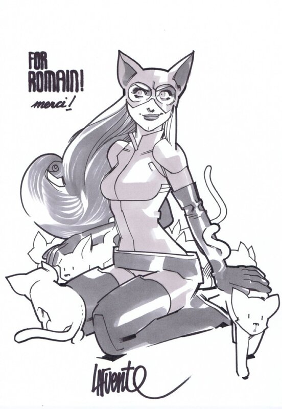 Catwoman par Lafuente - Illustration originale