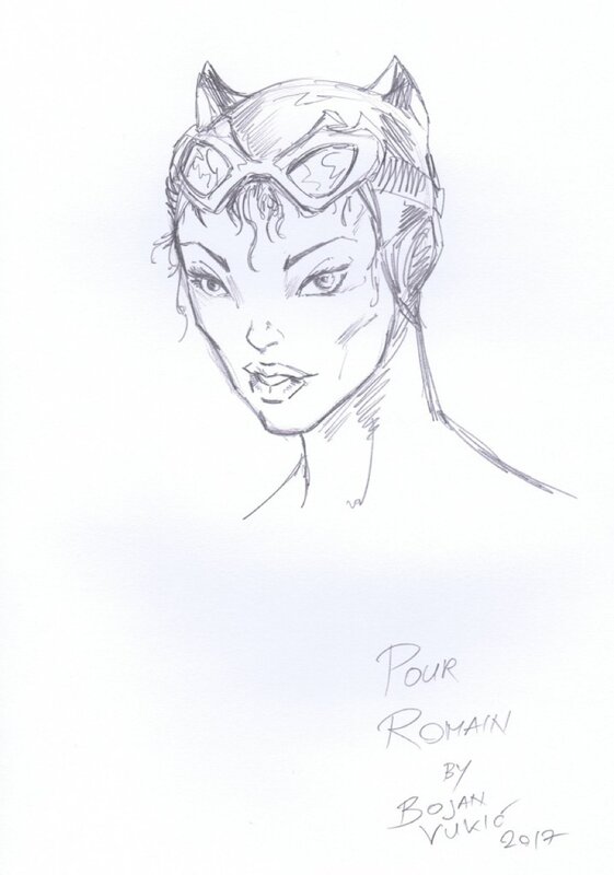 Catwoman par Vukic - Sketch