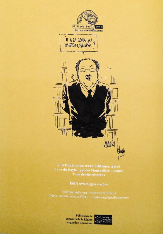 Fabcaro, Dédicace ZAÏ ZAÏ ZAÏ ZAÏ - Sketch