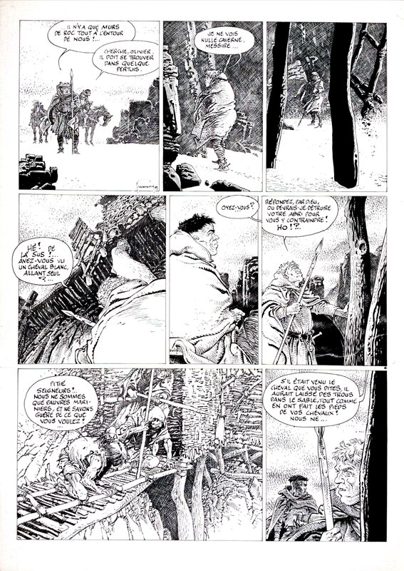 Hermann, Les Tours de Bois-Maury - Sigurd (Tome 6) - Planche n°8 - Planche originale