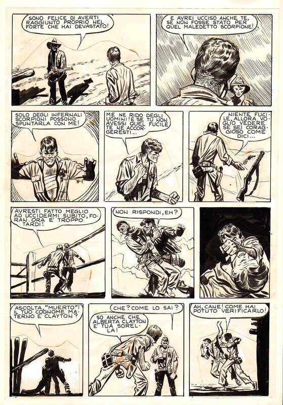 Junglemen page by Hugo Pratt, Alberto Ongaro - Comic Strip