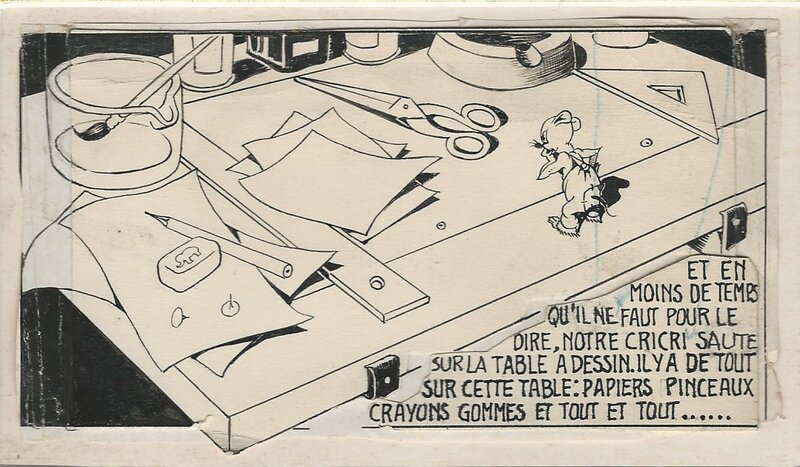 Edmond-François Calvo, CriCri Souris d'appartement N°33 - Comic Strip