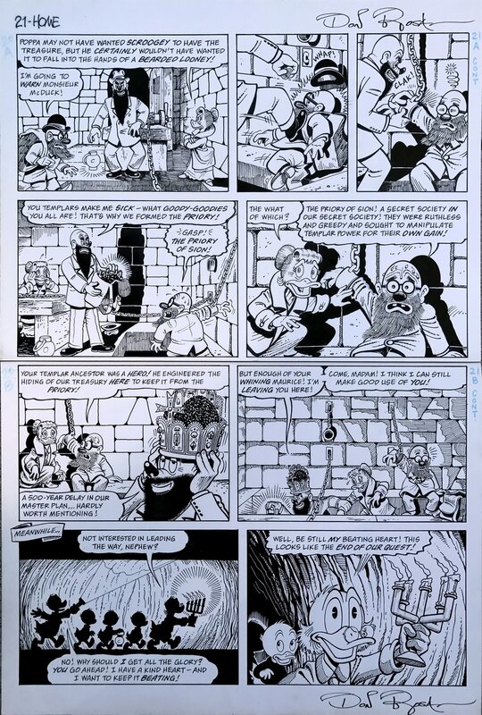 Don Rosa, A Letter from Home, p21 - Planche originale