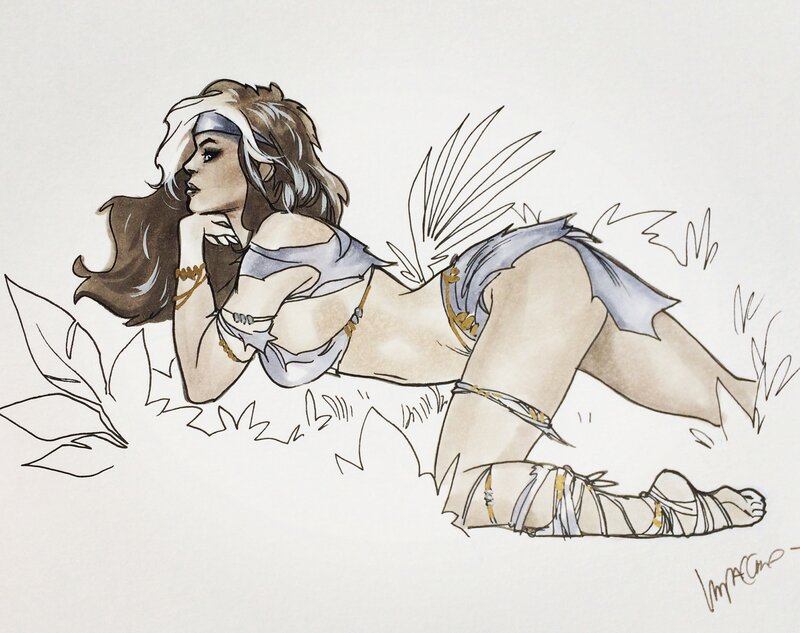 Savage Land Rogue by Emanuela Lupacchino - Original art