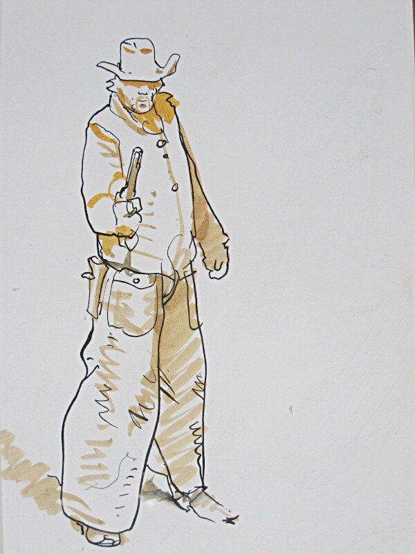 Blueberry by Jean Giraud - Original Illustration
