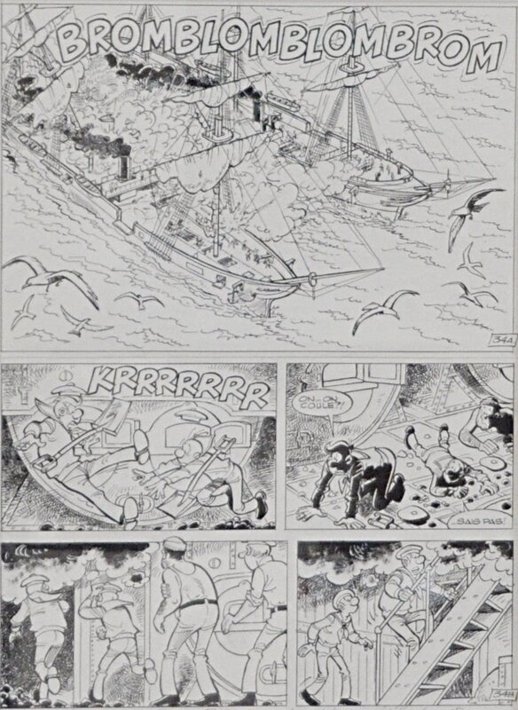 Duel dans La Manche by Willy Lambil - Comic Strip