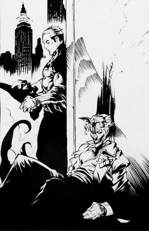 Armand Dimitri, Batman kill the Joker - Planche originale