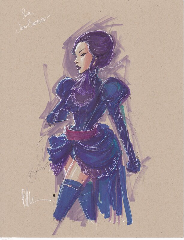 Lady Mechanika par Joe Benitez - Illustration originale