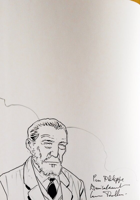 Lucien Rollin, Dédicace Le Gouffre de Padirac - Sketch