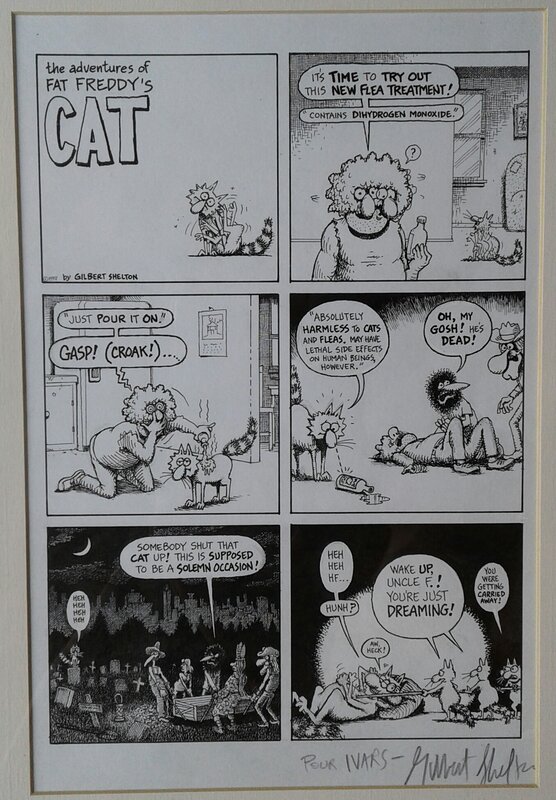 Gilbert Shelton, The adventures of fat Freddy s Cat - Comic Strip
