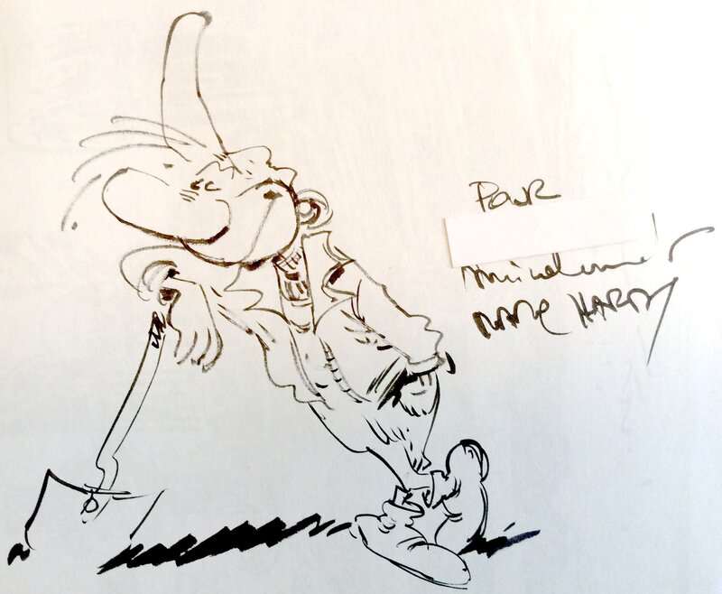 Pierre Tombal by Marc Hardy - Sketch