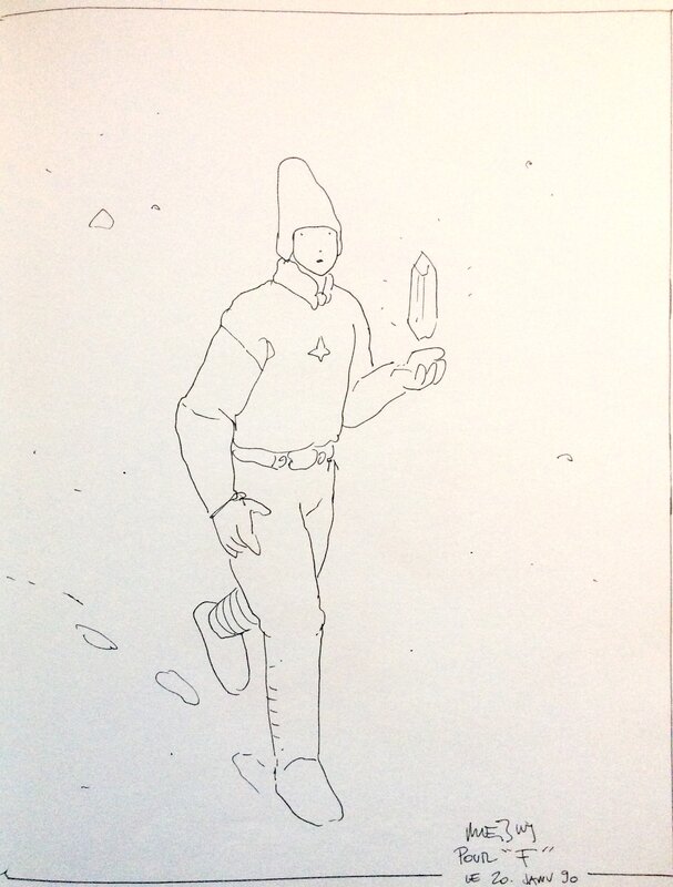 Homme by Moebius - Sketch