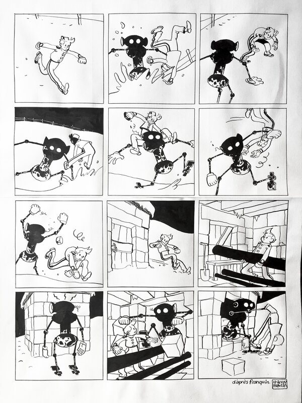 Thierry Martin, SPIROU vs. Radar le robot - Comic Strip