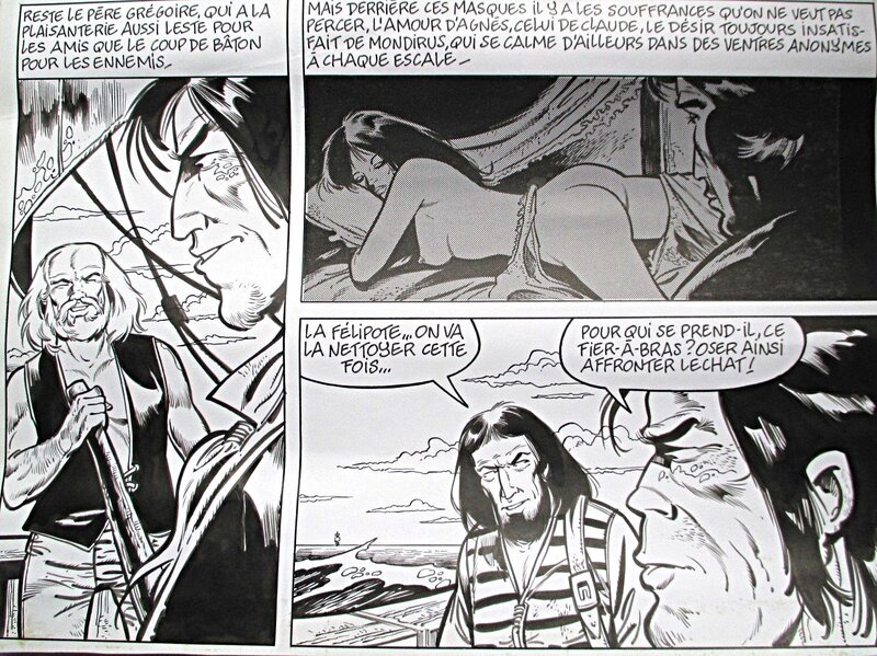Jacques Géron, Planche des Conquistadores de la liberté (tome 2) - Comic Strip