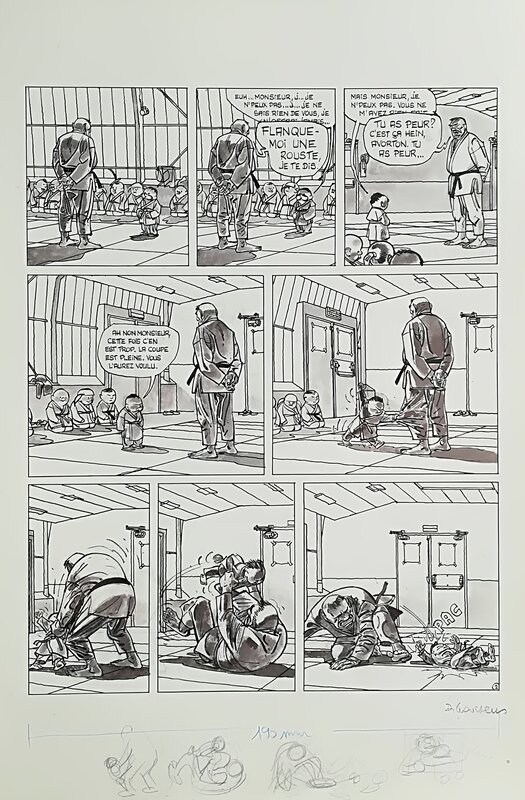 Daniel Goossens, L'encyclopédie des bébés - Planche originale