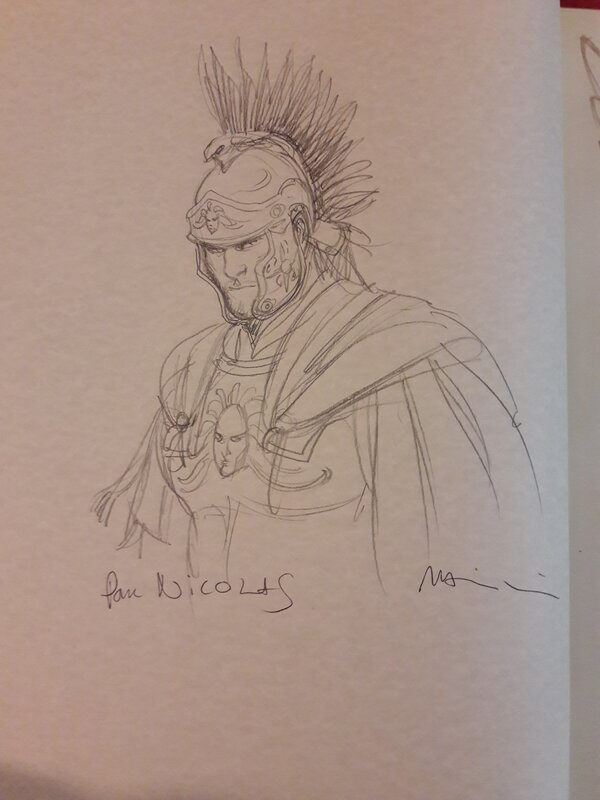 Enrico Marini, Les aigles de Rome tom 3 TT - Sketch