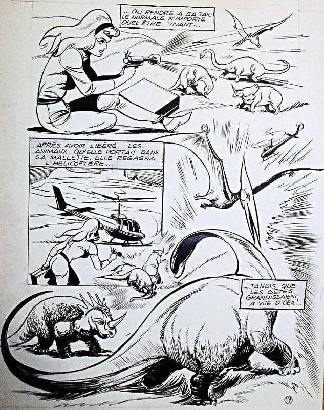Guido Zamperoni, Préhistoria planche 17 - Magazine Sunny Sun n°9, Mon Journal, octobre 1977 - Comic Strip