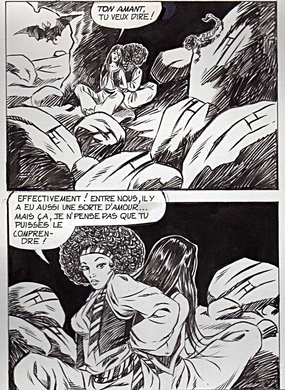Alberto Del Mestre, La chair et le fer - La Schiava n°20 page 4 (série jaune n°126) - Planche originale