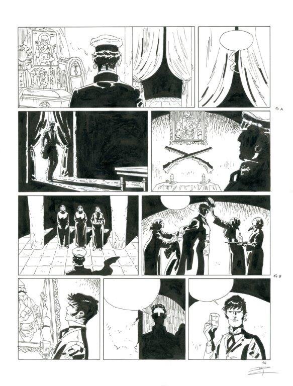 Corto Maltese page par Rubén Pellejero, Juan Diaz Canales - Planche originale