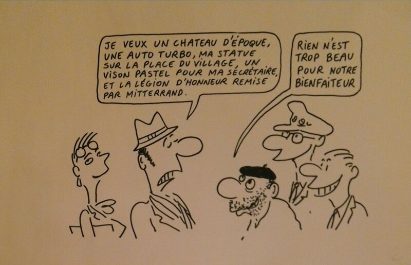 Georges Wolinski, Création d'une Entreprise, dessin n°2 sur 3 - Planche originale