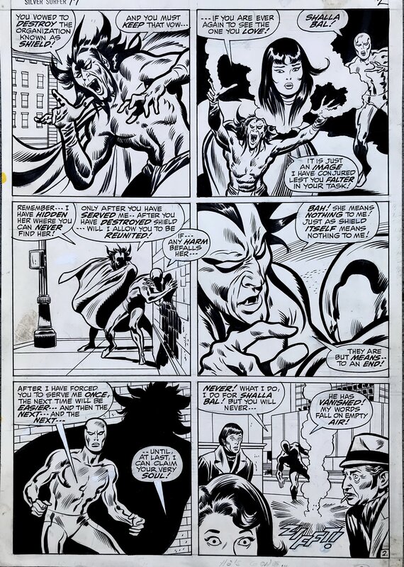 John Buscema, Chic Stone, Silver Surfer #17, page 2 