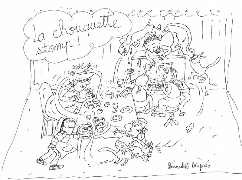 Bernadette Després, Tom-Tom et Nana (projet en cours) - Illustration originale