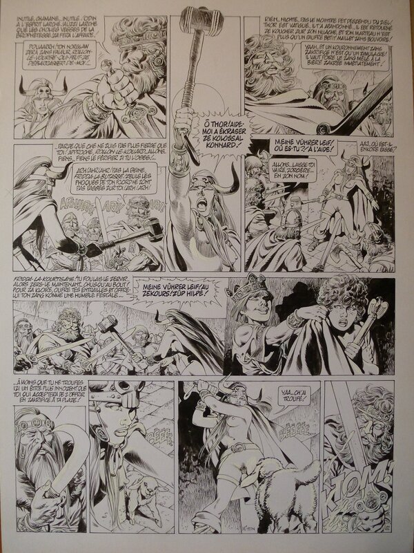 Jean-Yves Mitton, Chroniques Barbares tome 5 planche 42 - Comic Strip