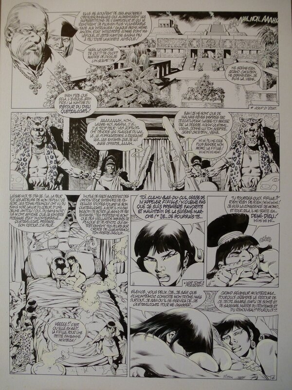 Jean-Yves Mitton, Quetzalcoatl tome 4 planche 4 - Comic Strip