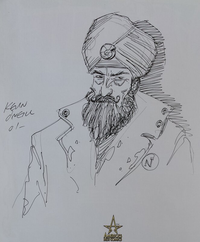 Kevin O'Neill, Capitaine Nemo - La ligue des gentlemen extraordinaires - Sketch