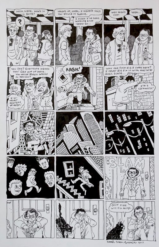 Marigold 3/3 par Noah Van Sciver - Planche originale