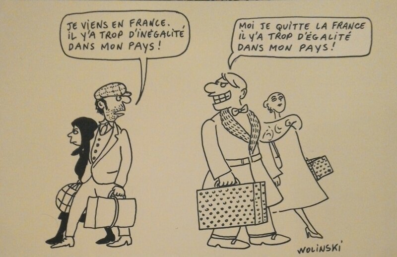 Inégalité by Georges Wolinski - Comic Strip