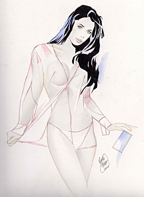 Madame Xanadu by Shelton Bryant - Original Illustration