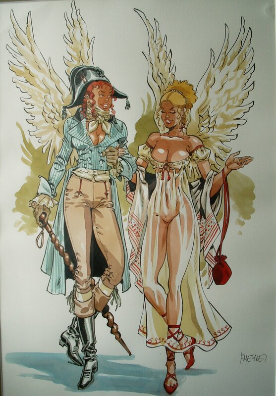 Ailes & Belles by Félix Meynet - Original Illustration
