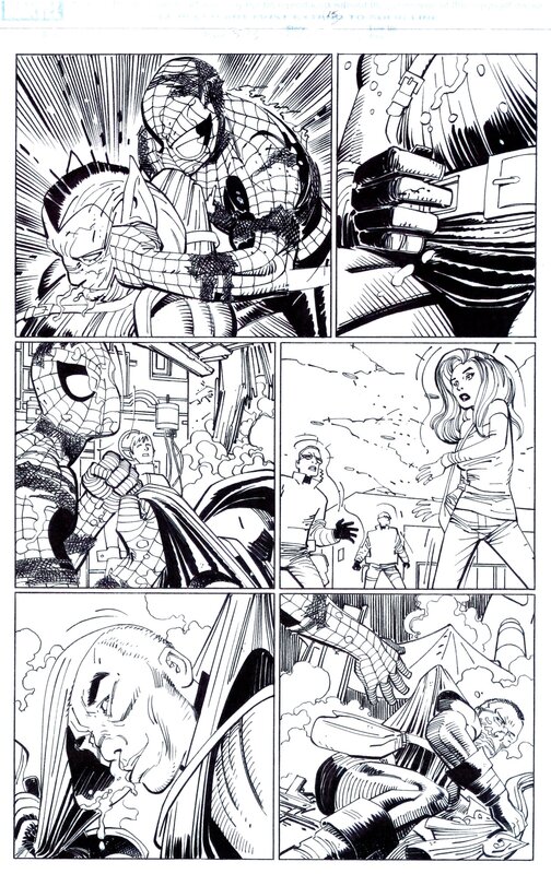 John Romita Jr., Klaus Janson, Amazing Spider-man - Spidey & Green Goblin - Planche originale