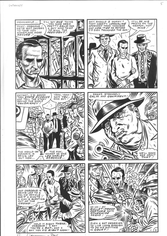 1963 page par Rick Veitch, Don Simpson, Alan Moore - Planche originale