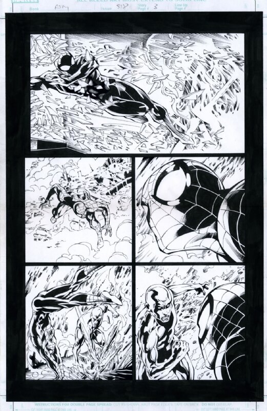 Mike Deodato Jr., Amazing Spider-Man - Spidey - Comic Strip