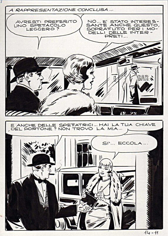 Athos Cozzi, Al Capone n°14 planche 11 (Editions Brandt) - Planche originale