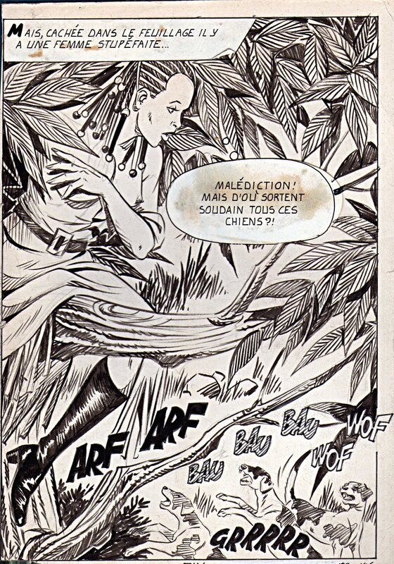 Alberto Del Mestre, Douloureuse négritude, page de fin - La Schiava n° 36 (série jaune n°141) - Comic Strip