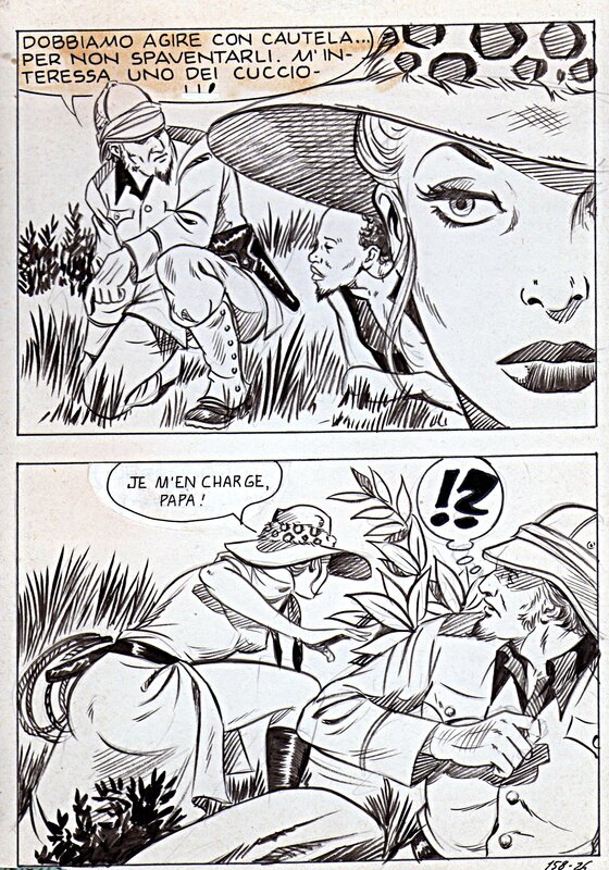 Alberto Del Mestre, Douloureuse négritude, planche 26 - La Schiava n° 36 (série jaune n°141) - Comic Strip