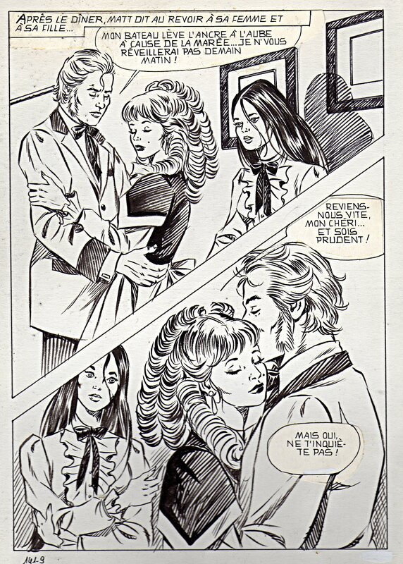 Alberto Del Mestre, Les Touaregs - La Schiava n°18 (série jaune n°124) page 9 - Comic Strip