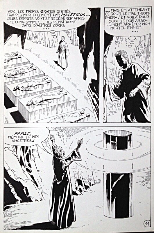 Luciano Bernasconi, Le comte de Saint-Germain - épisode non identifié paru dans Rodéo, éditions Lug - Comic Strip