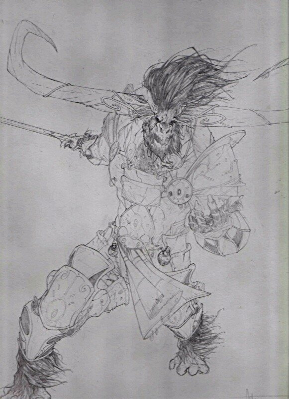 Tauren par Benoit Dellac - Illustration originale