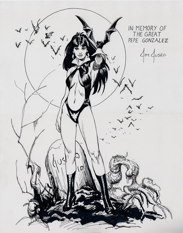 Joe JUSKO - Vampirella - Original Illustration