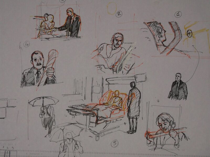 Franck Biancarelli, Le CIRCUIT MANDELBERG - Original art