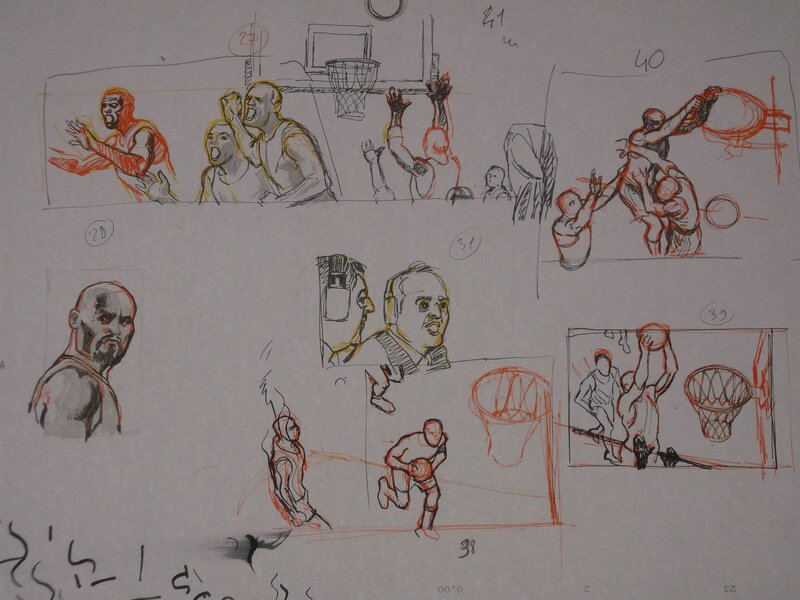 Franck Biancarelli, Le CIRCUIT MANDELBERG - Original art
