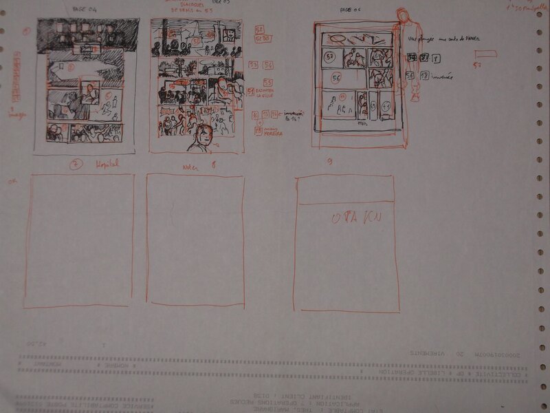 Franck Biancarelli, Denis Robert, Le CIRCUIT MANDELBERG - Original art